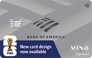 Bank Of America® Unlimited Cash Rewards Credit Card card